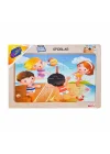 Ony-85-86-87-88 Ahşap Eğitici Puzzle Sporlar -onyıl