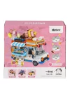 P885301 Panlos Brick - One Meow Serisi -  Guazinin Dondurma Arabası 723 Parça Yapım Seti