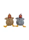 Pb31557-23 Peluş Oturan Tavuk 23 Cm