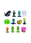 Pmı/mc2280 Minecraft 3d Toppeez 12li Deluxe Figür Seti 2 Asorti
