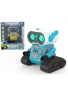 S-023 4568 Mavi-sarı Uk Ff Şarjlı 2 4g Robot Araba