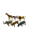Sh-vardem 6 Parça 5 İnch  Çiftlik, Dinozor,vahşi Orman Ve Deniz Hayvanları Hayvan Seti