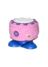 Urt009-02 Pil.ışıklı Sesli Kaya Davul- Pembe