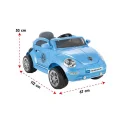 05 281 Pilsan, Tostos 12v Kumandalı Akülü Araba Metalik Mavi +3 Yaş