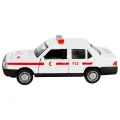 1:32 Sesli ve Işıklı Çek Bırak Araba 13 cm - Polis
