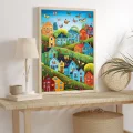 20079 Puzzle 500 Village Tith Butterflies