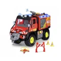 203719033 Dickie Unimog U530 Fire Rescuefreewheel Light Sound İnterior Batte