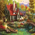 20736 Puzzle 1000 Riverside Cottage