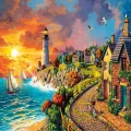 20758 Puzzle 1000 Lighthouse By The Sea