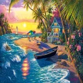 20798 Puzzle 1000 Sunset Beach