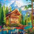 20815 Puzzle 1000 Alpine Fishing
