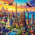 20854 Puzzle 1000 One World City