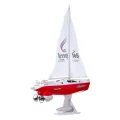 2141 Sun-rst-snc-r C Tekne Yelkenli Yarım Fonk 38cm