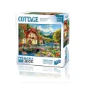 23015 House By The Pond 3000 Parça Puzzle -ks Puzzle