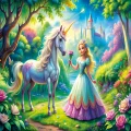 31755 Prınces Unıcorn 50 Parça Puzzle