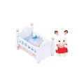 5017 Sylvanian Families, Çikolata Kulaklı Tavşan Bebek Ve Yatağı , +3 Yaş
