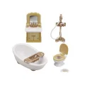 5286 Sylvanian Families, Banyo Seti, 20 Parça ,+3 Yaş, Figürler Ayrı Satılır.