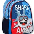 Cennec Lacivert Mavi Köpekbalığı İlkokul Sırt Çantası Seti - Erkek Çocuk