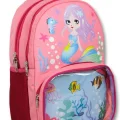 Cennec Şeffaf Bölmeli Pembe Deniz Kızı İlkokul Sırt Çantası - Kız Çocuk