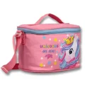 Cennec Şeffaf Bölmeli Pembe Unicorn İlkokul Sırt Çantası Seti - Kız Çocuk