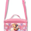 Ümit Çanta 5001 Isı Yalıtımlı Kız Çocuk (Balerin Ayıcık Baskılı, Pembe Renkli) Beslenme Çantası