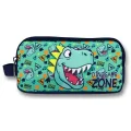Ümit Çanta Yeşil Lacivert Dinazor Desenli Kalem Çantası - Erkek Çocuk - 5020