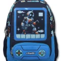 Cennec 5030 (Oyun Konsolu - Mavi Siyah - Erkek Çocuk) Okul Çantası - Kalemlikli