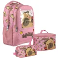 (Kız Çocuk - Pembe) İlkokul Üçlü Çanta Seti - SETCPB5212A