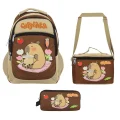 (Erkek Çocuk - Bej - Kahverengi) İlkokul Üçlü Çanta Seti - SETCPB5230A