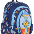 Kids Üç Gözlü (Erkek Çocuk) Okul Sırt Çantası (Roket Detaylı) - L5260