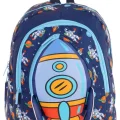 Kids Üç Gözlü (Erkek Çocuk) Okul Sırt Çantası (Roket Detaylı) - L5260