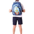 Kids Üç Gözlü (Erkek Çocuk) Okul Sırt Çantası (Roket Detaylı) - L5260