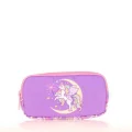 Kids 3 Bölmeli Kalem Çantası Flat Unicorn Lila L8150