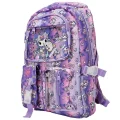 Desenli Mor Okul Çantası 3394