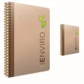 Gıpta Enviro Kraft Sert Kapaklı Spiralli Çizgili Defter 17 cm x 24 cm 100 Yaprak