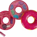 2596 Donut Şekilli 2 Katlı Makyaj Güzellik Seti -sunman