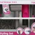 Hua-1019 Sesli Ve Işıklı 2ın1 Lüks Saç Şekillendirici Set -vardem Oyuncak