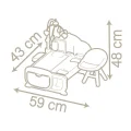 7600220379 Smoby Baby Nurse Nurserie Cocoon - 3ü 1 Arada Bebek Oyun Seti +3 Yaş