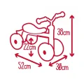 7600721400 Rookıe Rıde-on Red