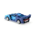 C51073w Cada Blue Race Car 325 Parça Block Oyuncak