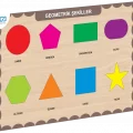 Caahs-3204 Ca Games Ahşap Geometrik Şekiller Bul-tak