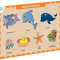 Caahs-3212 Ca Games Ahşap Deniz Hayvanları Bul-tak
