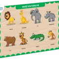 Caahs-3213 Ca Games Ahşap Vahşi Hayvanlar Bul-tak
