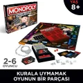 E1871 Hasbro Gaming - Monopoly Cheaters Edition +8 Yaş