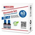 EDDING BT30K MAVİ 2Lİ TAHTA KALEM MÜREKKEBİ 30ML