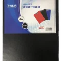 ENTE A4 SEKRETERLİK KAPAKSIZ SİYAH
