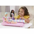 Hmm64 My First Barbie - İlk Barbie Bebeğim - Barbienin Yatağı Oyun Seti