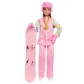 Jkf78 Barbie Snowboard Sporcusu Oyun Seti