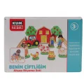 Km5898 Kumtoys Benim Çiftliğim Ahşap Boyama Seti