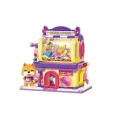 Kp28010 Keeppley Lovely Street - Shiba Inu Gashapan Machine 435 Parça Yapım Seti